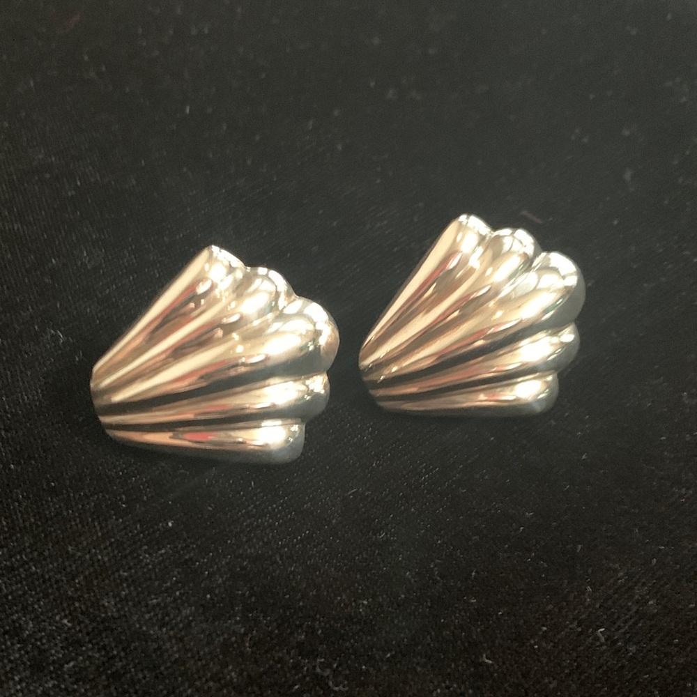 Sterling Silver Shell Earrings